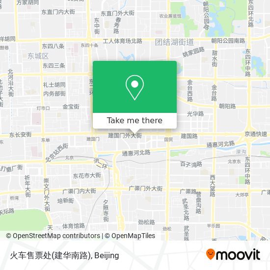 火车售票处(建华南路) map