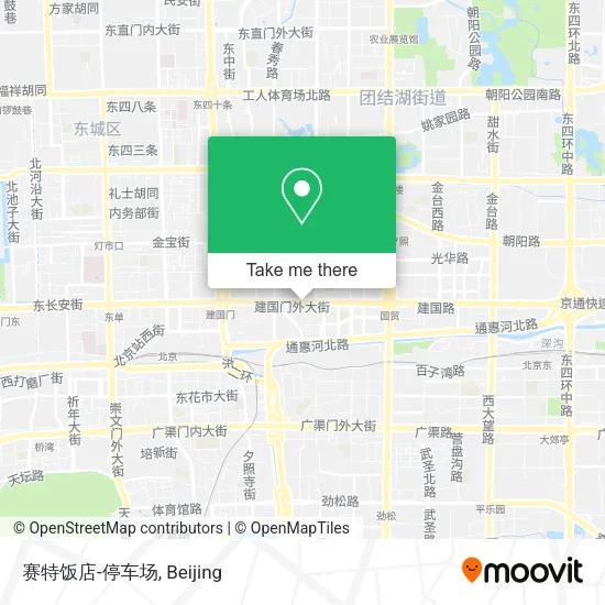 赛特饭店-停车场 map