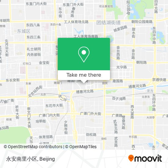 永安南里小区 map