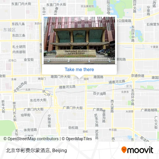 北京华彬费尔蒙酒店 map