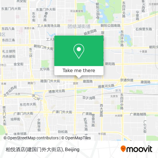 柏悦酒店(建国门外大街店) map