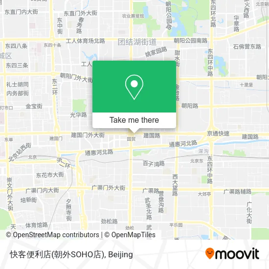 快客便利店(朝外SOHO店) map