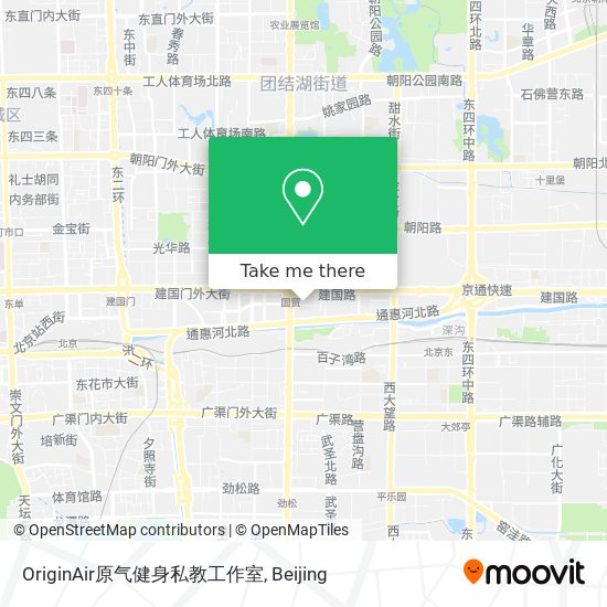 OriginAir原气健身私教工作室 map