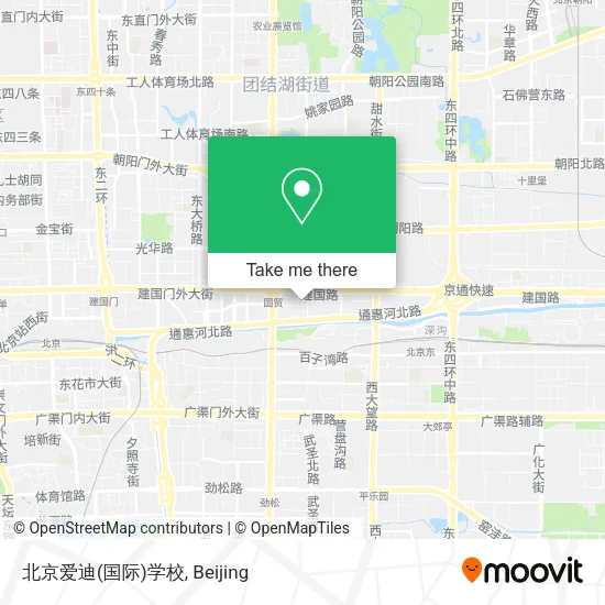 北京爱迪(国际)学校 map