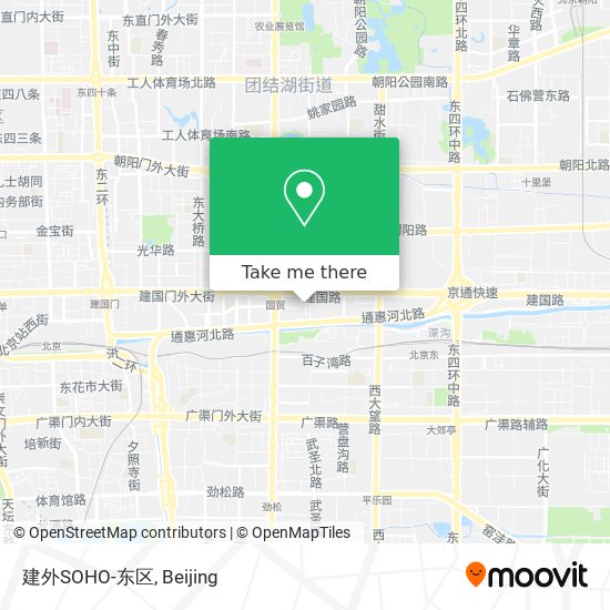 建外SOHO-东区 map