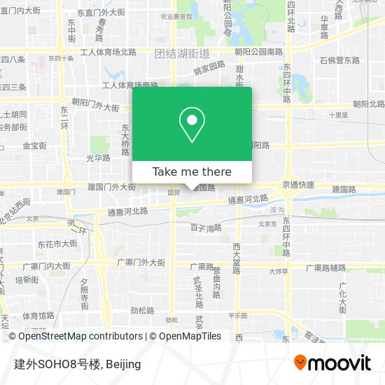 建外SOHO8号楼 map