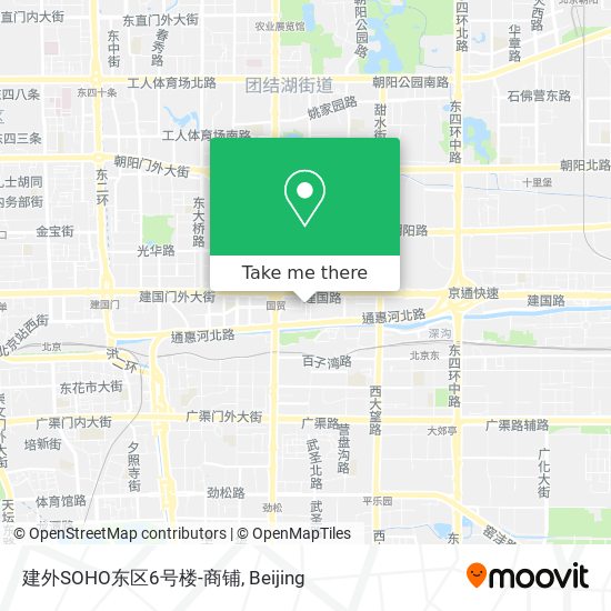 建外SOHO东区6号楼-商铺 map