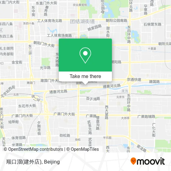 顺口溜(建外店) map