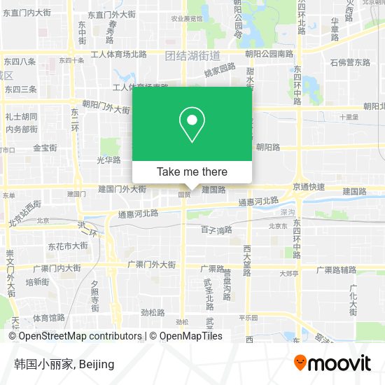 韩国小丽家 map