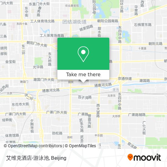艾维克酒店-游泳池 map