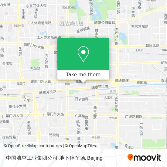 中国航空工业集团公司-地下停车场 map