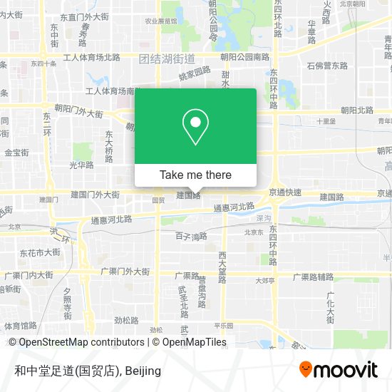 和中堂足道(国贸店) map