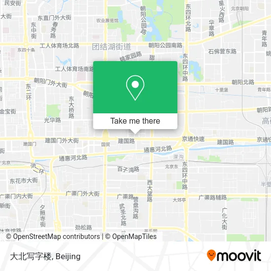 大北写字楼 map