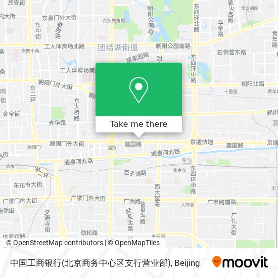 中国工商银行(北京商务中心区支行营业部) map