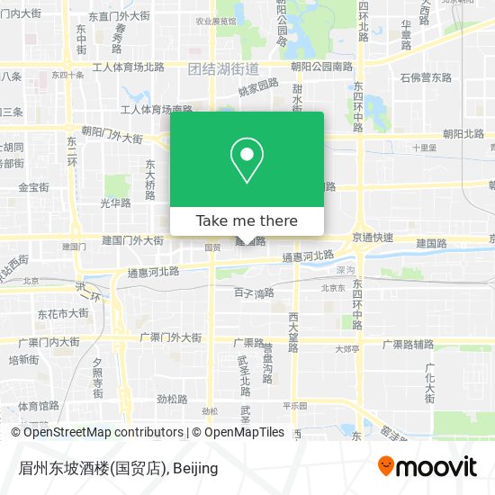眉州东坡酒楼(国贸店) map