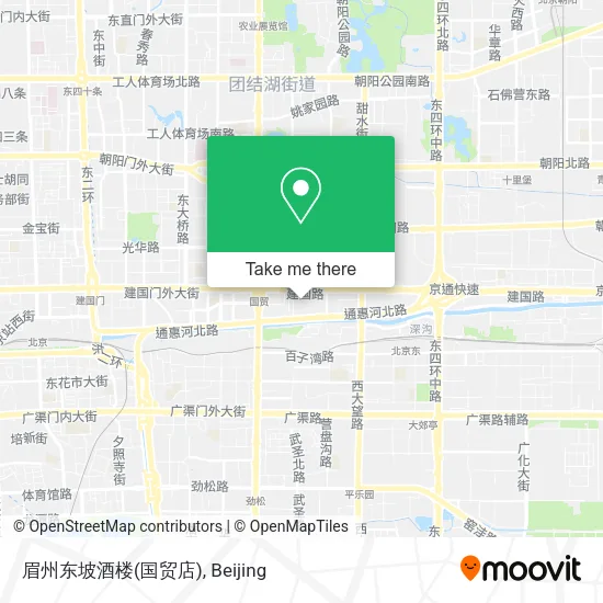眉州东坡酒楼(国贸店) map