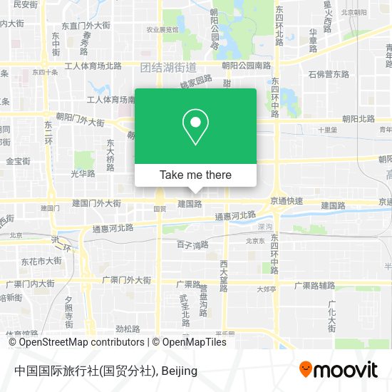 中国国际旅行社(国贸分社) map