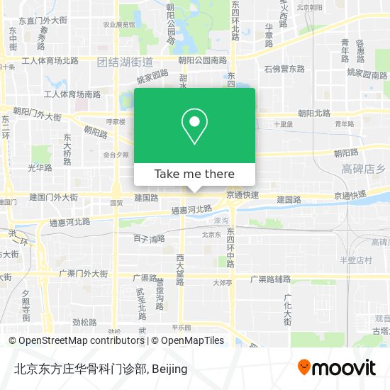 北京东方庄华骨科门诊部 map