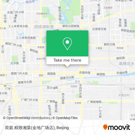 荷庭.精致湘菜(金地广场店) map