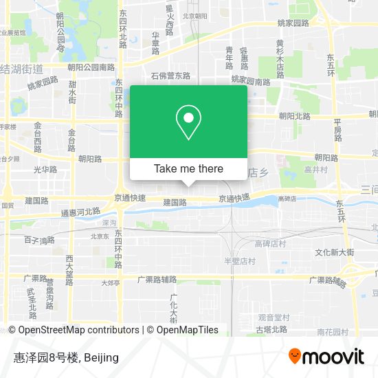 惠泽园8号楼 map