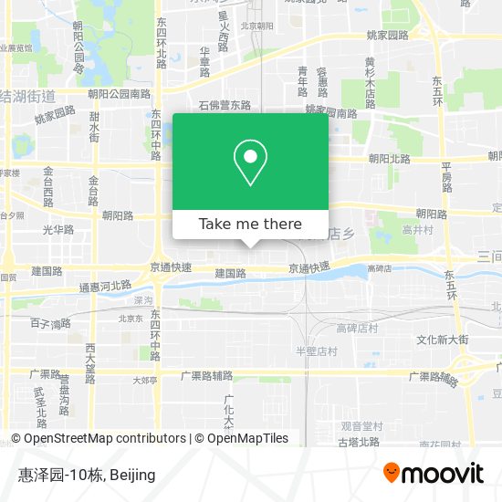 惠泽园-10栋 map