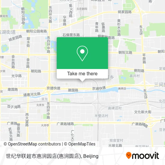 世纪华联超市惠润园店(惠润圆店) map