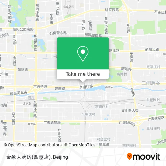 金象大药房(四惠店) map