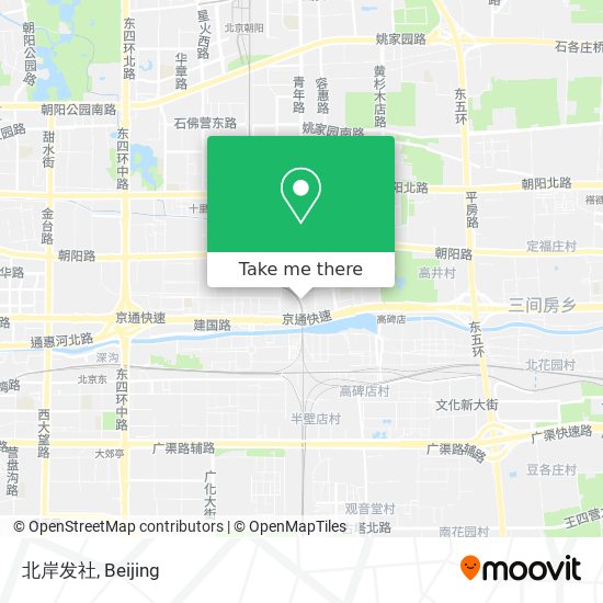 北岸发社 map