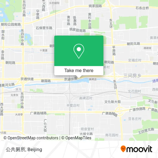 公共厕所 map
