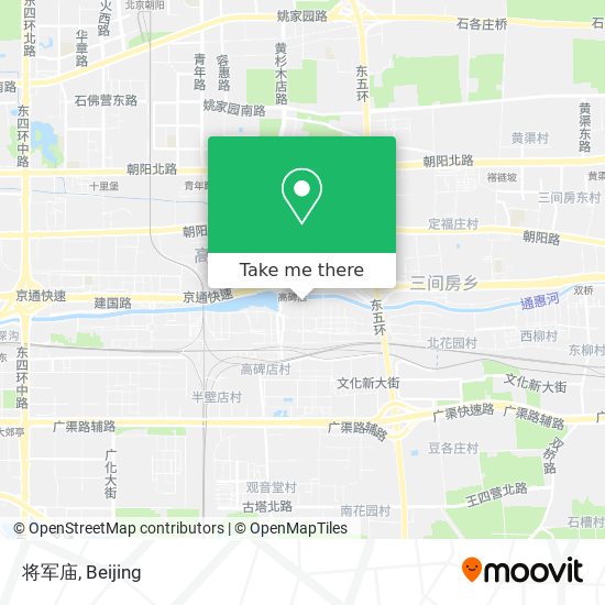 将军庙 map