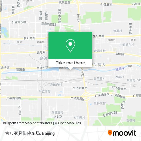 古典家具街停车场 map