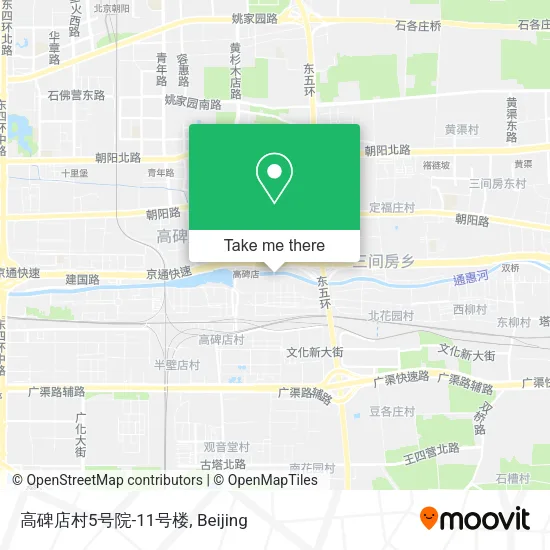 高碑店村5号院-11号楼 map