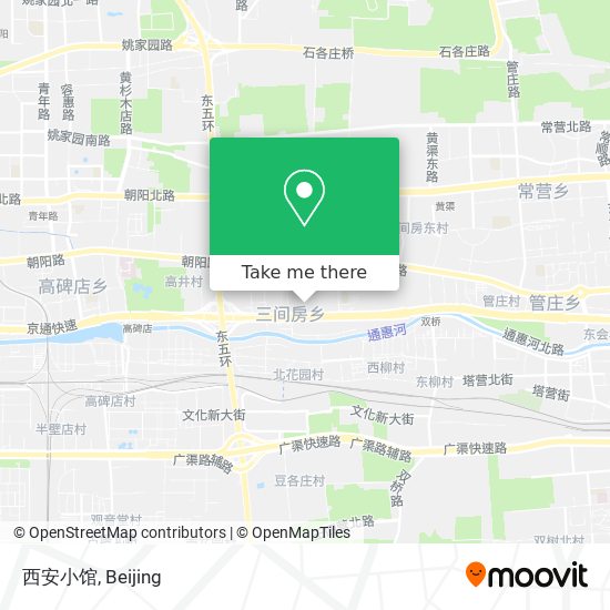 西安小馆 map