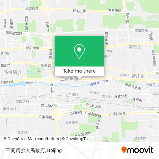 三间房乡人民政府 map