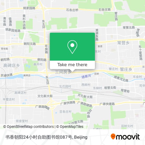 书香朝阳24小时自助图书馆087号 map