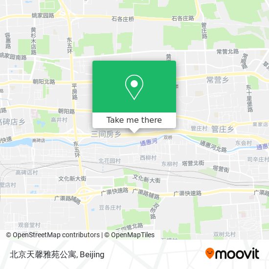 北京天馨雅苑公寓 map