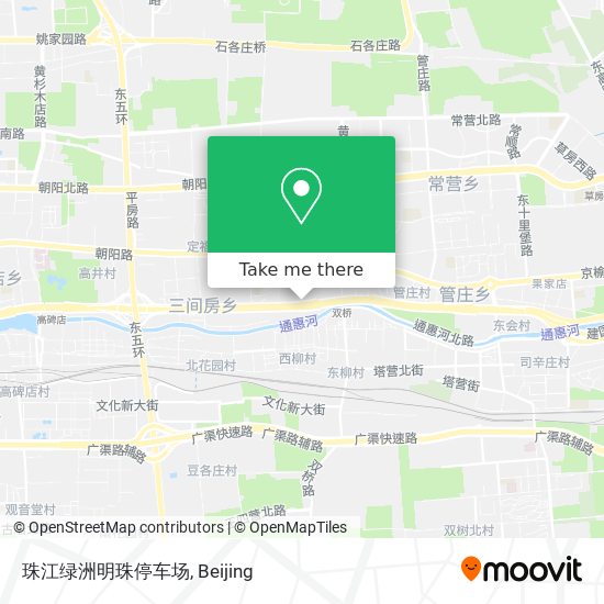 珠江绿洲明珠停车场 map