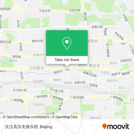 京汉高尔夫俱乐部 map