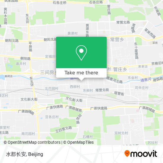 水郡长安 map