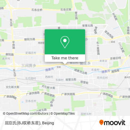 屈臣氏(BJ双桥东星) map