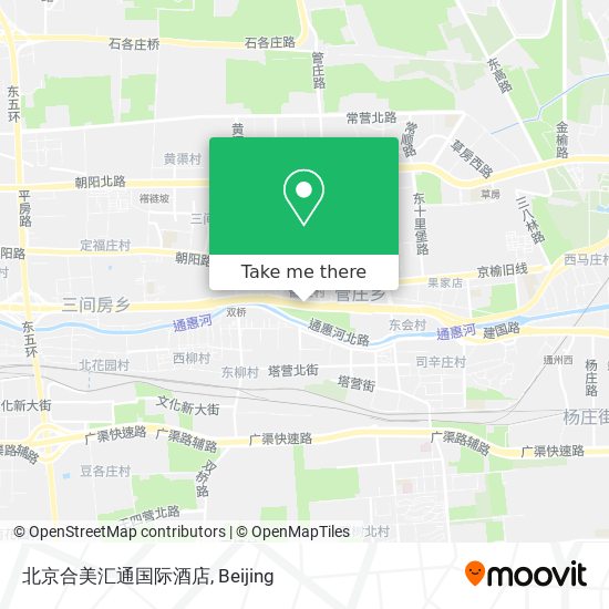北京合美汇通国际酒店 map