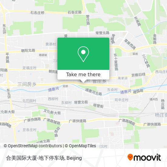 合美国际大厦-地下停车场 map