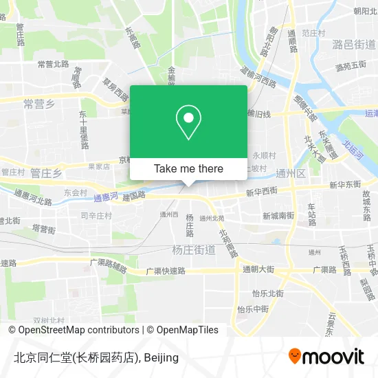 北京同仁堂(长桥园药店) map