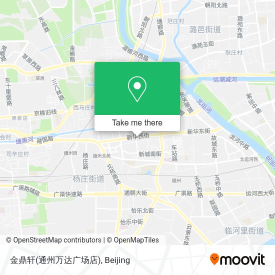 金鼎轩(通州万达广场店) map