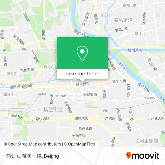 筋饼豆腐脑一绝 map