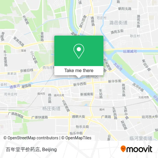 百年堂平价药店 map