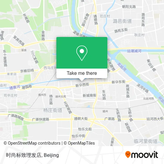 时尚标致理发店 map