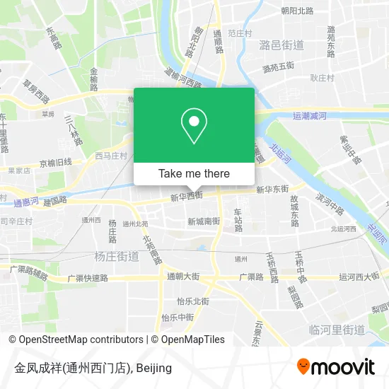 金凤成祥(通州西门店) map