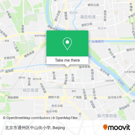 北京市通州区中山街小学 map