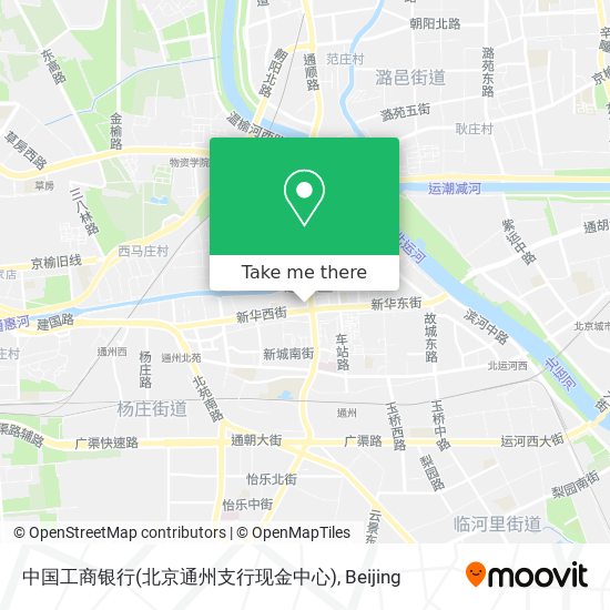 中国工商银行(北京通州支行现金中心) map